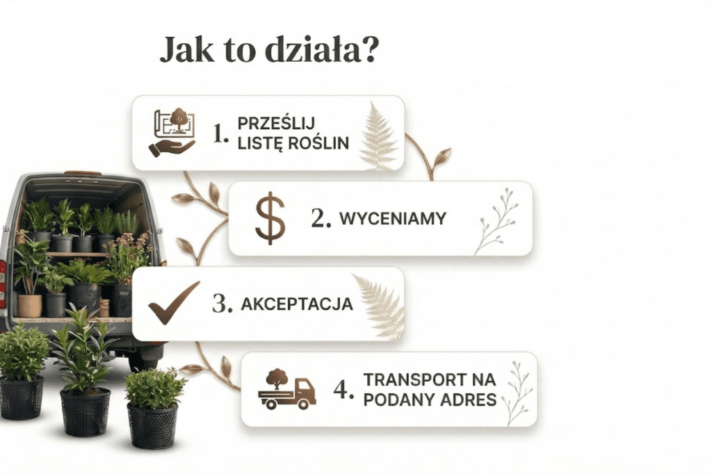Proces realizacji zamówienia na materiał roślinny dla projektantów i wykonawców ogrodów